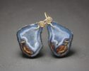 Mini Geode Tabasco Earrings in 14K Gold Filled, One of a Kind