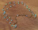 Kissed Necklace - Solid Gold 14K Ethiopian Opal and Rainbow Moonstone Gemstone Necklace