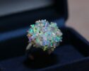 Welo Ethiopian Opal Sterling Silver Ring, Adjustable Ring