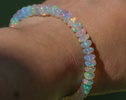 Welo Opal Bracelet, Ethiopian Opal Bracelet in Gold Filled