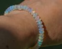 Welo Opal Bracelet, Ethiopian Opal Bracelet in Gold Filled
