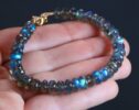 Blue Fire Labradorite Bracelet