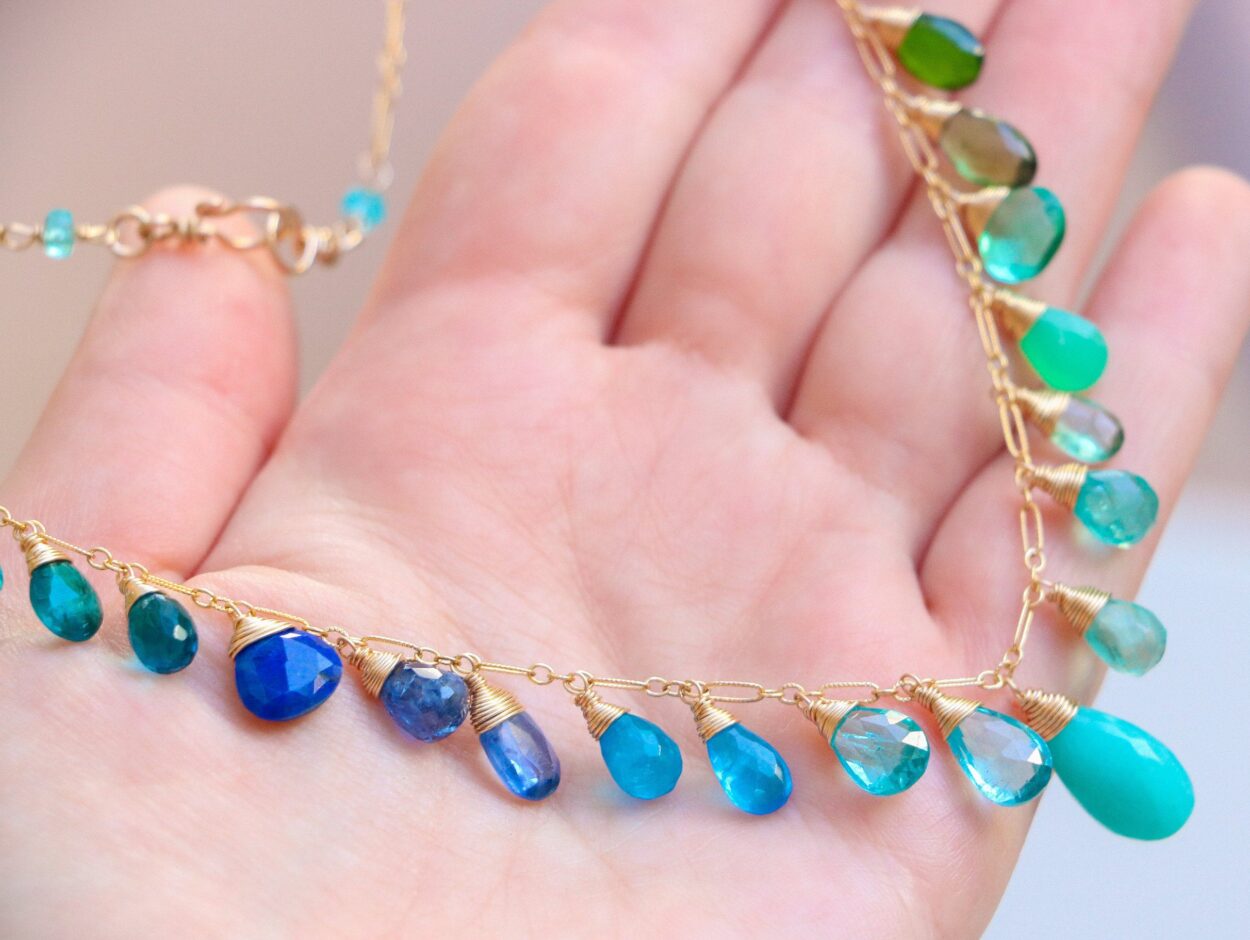Sapphire & Diamond Pendant Necklace - Shaftel Diamonds