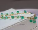Genuine Zambian Emerald Bracelet