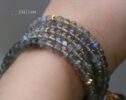 Labradorite Multi Layered Bracelet, Double Layered Labradorite Necklace, Long Labradorite Necklace, 3 in 1, One of a Kind