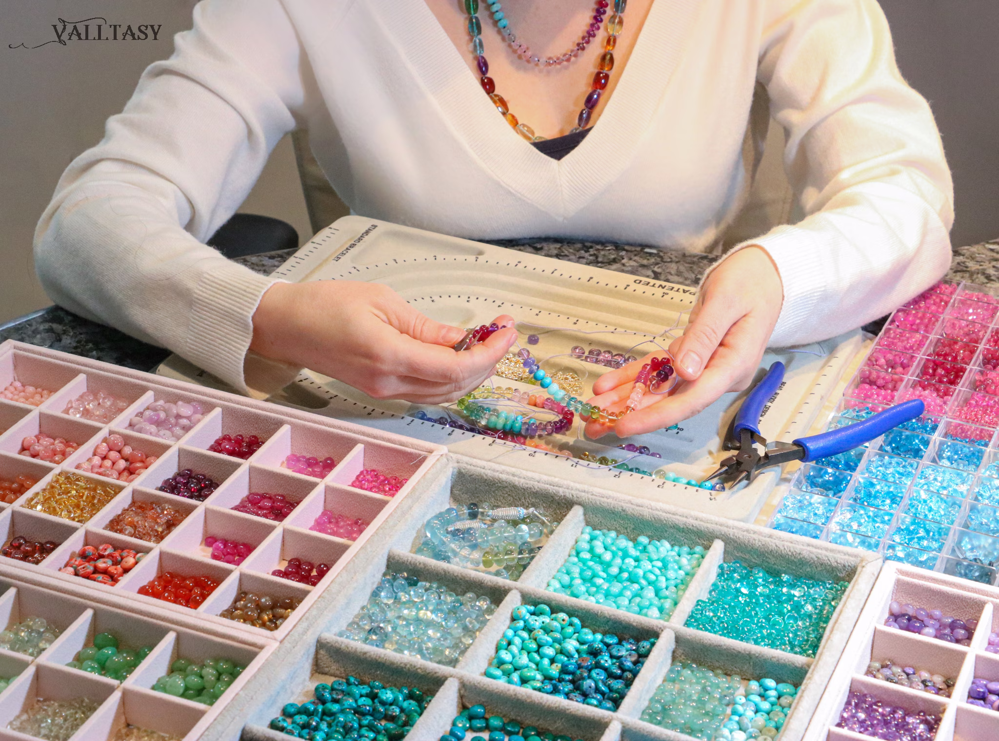 Valltasy at Work; Handmade Gemstone Jewelry