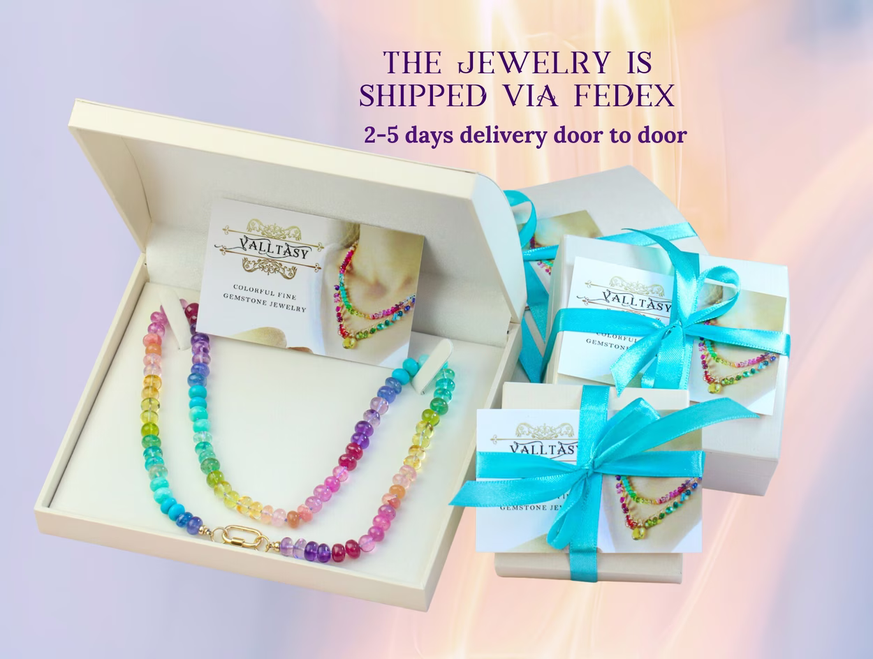- Solid Gold 14K Multi Gemstone Necklace Wire Wrapped in Gold, Gemmy Necklace