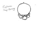 The First Snow Earrings, Solid Gold 14K + updated: Black Opal Hoops, Triple Necklace, 2 Shell charms + 4 pairs of earrings