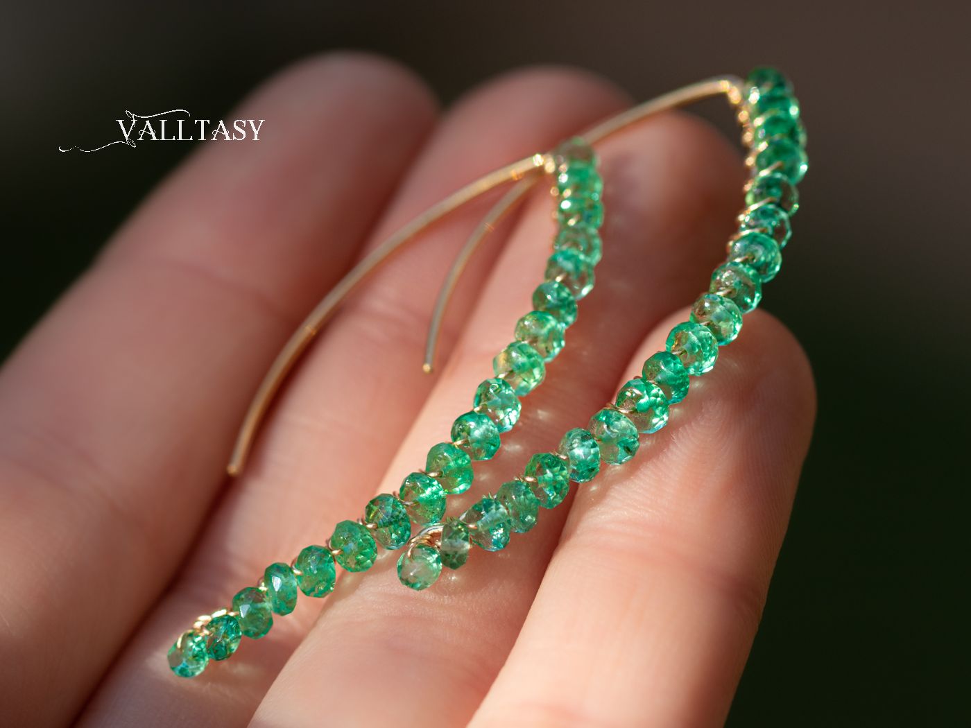 Emerald earrings