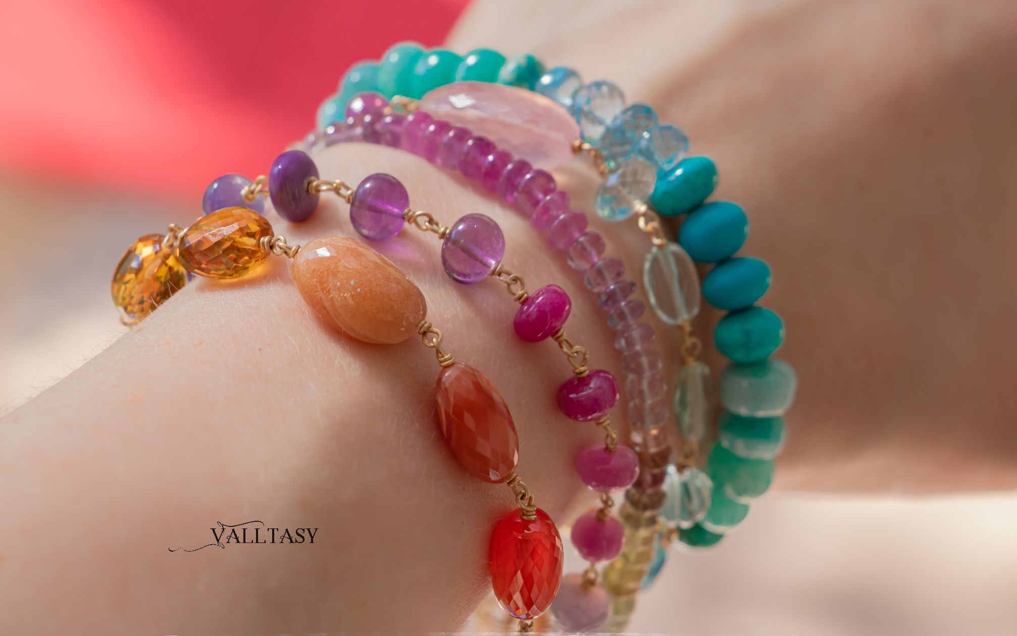 Multi-stone bracelets