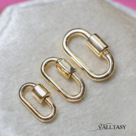 The Carabiner Connector – Solid Gold 14K Carabiner Connector