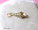 Solid Gold 14K Sea Shell Charm
