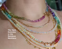 Solid Gold 14K Silk Knotted Ethiopian Opal Extender for Bracelets and Necklaces