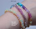 Solid Gold 14K Silk Knotted Ethiopian Opal Extender for Bracelets and Necklaces