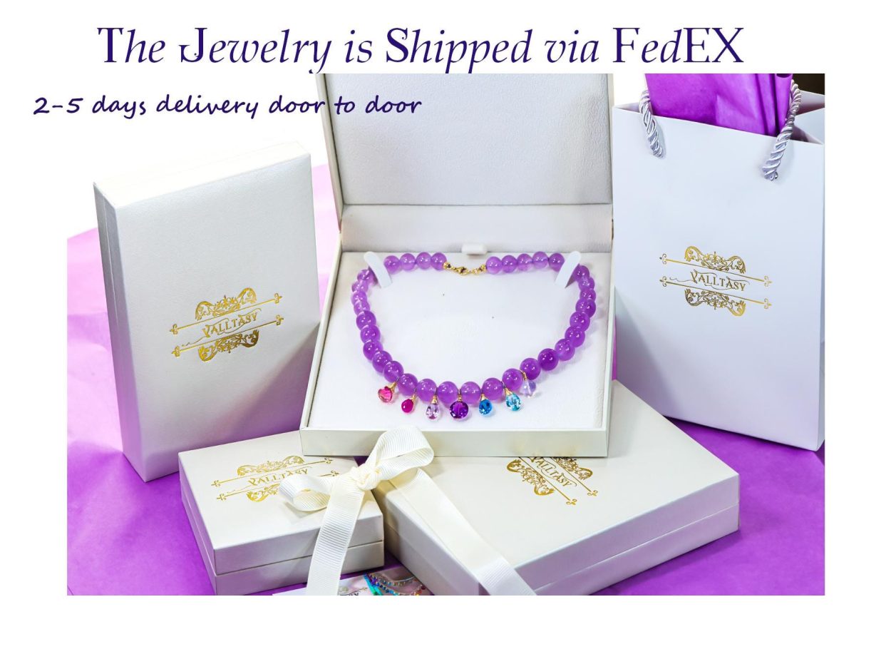 - Aqua Blue Purple Gemstone Dangle Earrings with Amethyst and Topaz