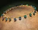 - Ethiopian Black Opal Dainty Gemstone Bracelet