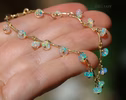 - Ethiopian Opal Dainty Gemstone Bohemian Bracelet