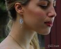 - Rainbow Moonstone Earrings, Luxury Cascade Earrings