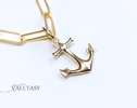 - Solid Gold 14K Anchor Charm