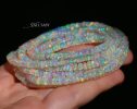 - Solid Gold 14K Ethiopian Opal Multi Wrap Bracelet Necklace, Multi Layered Bracelet, Double Layered Necklace, Long Necklace