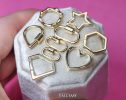 - Solid Gold 14K Heart Connector