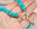 - Solid Gold 14K Hexagon Connector