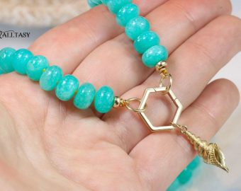 - Solid Gold 14K Hexagon Connector