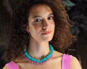 - Solid Gold 14K Madagascar Rose Quartz and Pink Sapphire Necklace, Pink Gemstone Beaded Necklace