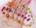 - Solid Gold 14K Multi Gemstone Necklace Wire Wrapped in Gold, Gemmy Necklace, Colorful Multi Stone Fancy Shaped Necklace
