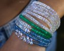 - Solid Gold 14K Santa Maria Aquamarine and Rainbow Moonstone Bracelet, Moonstone and Aquamarine Beaded Bracelet