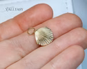- Solid Gold 14K Sea Shell Charm