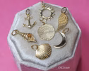 - Solid Gold 14K Sea Shell Charm