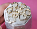 - Solid Gold 14K Shield Connector