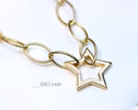 - Solid Gold 14K Star Connector