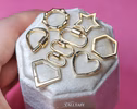 - Solid Gold 14K Star Connector