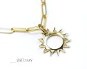 - Solid Gold 14K Sun Charm