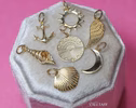 - Solid Gold 14K Sun Charm