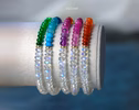 - Solid Gold 14K Turquoise and Rainbow Moonstone Bracelet, Moonstone Blue Beaded Bracelet