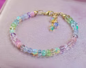 Pastel Gemstone Bracelet with Ethiopian Opals