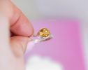 - Vibrant Yellow Citrine Ring in Sterling Silver