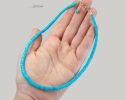 14K Solid Gold Arizona Turquoise Beaded Necklace
