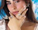 Sculptural Orchid Ring, Flower Ring in Sterling Silver