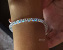 Madagascar Rainbow Moonstone Bracelet in Gold Filled or Silver