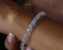 Madagascar Rainbow Moonstone Bracelet in Gold Filled or Silver